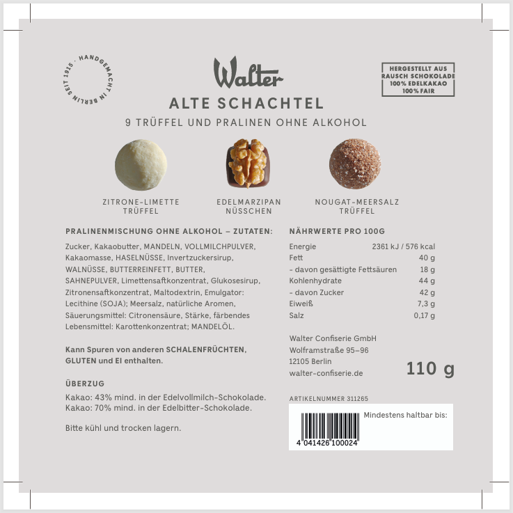 9er Geschenkpackung „Alte Schachtel“