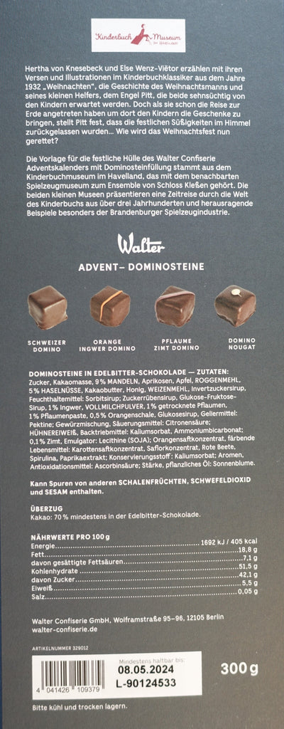 Adventskalender Dominosteine