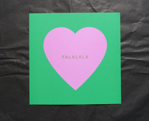 Festliche Grußkarte FALALALA