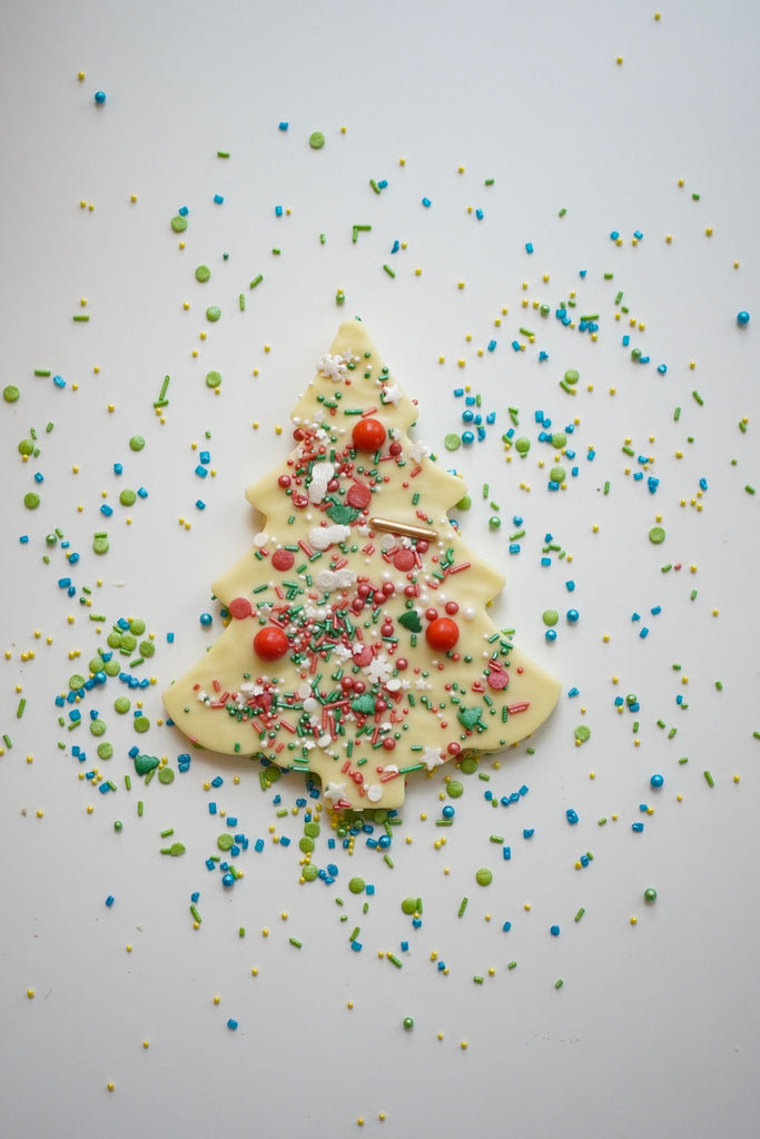 Weihnachtsbaum mit Streuseln in Weiß - SUPER STREUSEL